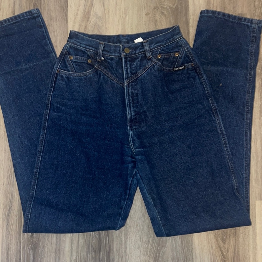 Vintage high waisted Rockies blue jeans size 9/10 inseam 36 Tall